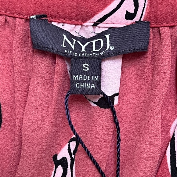 NYDJ Paulina Peasant Bountiful Blouse Size Small NWT - Picture 6 of 10